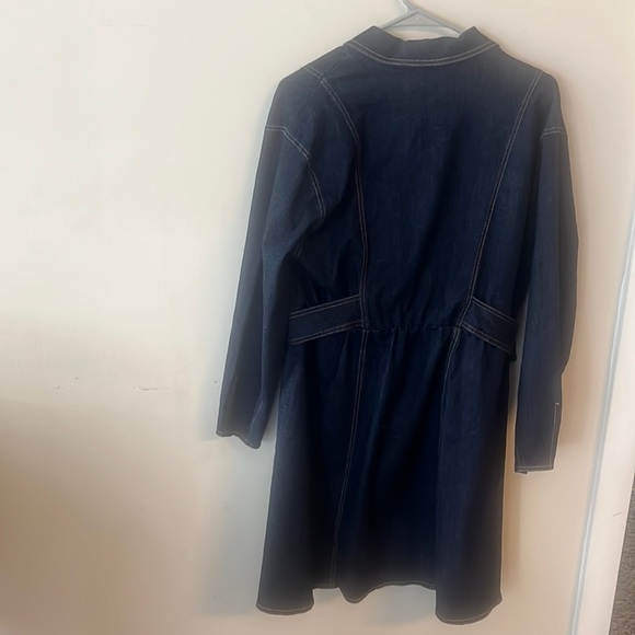 LADIES Eloquii Denim Midi Dress - Picture 4 of 6